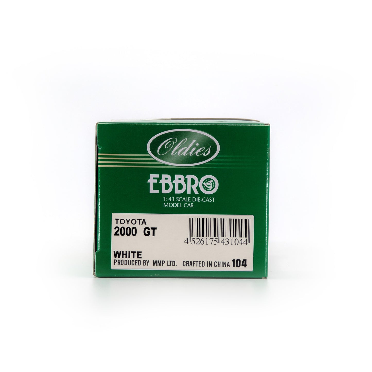 1/43 TOYOTA 2000GT(WHITE)