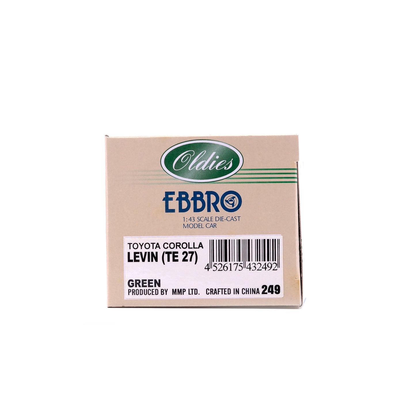 1/43 TOYOTA COROLLA LEVIN (TE 27) (GREEN)