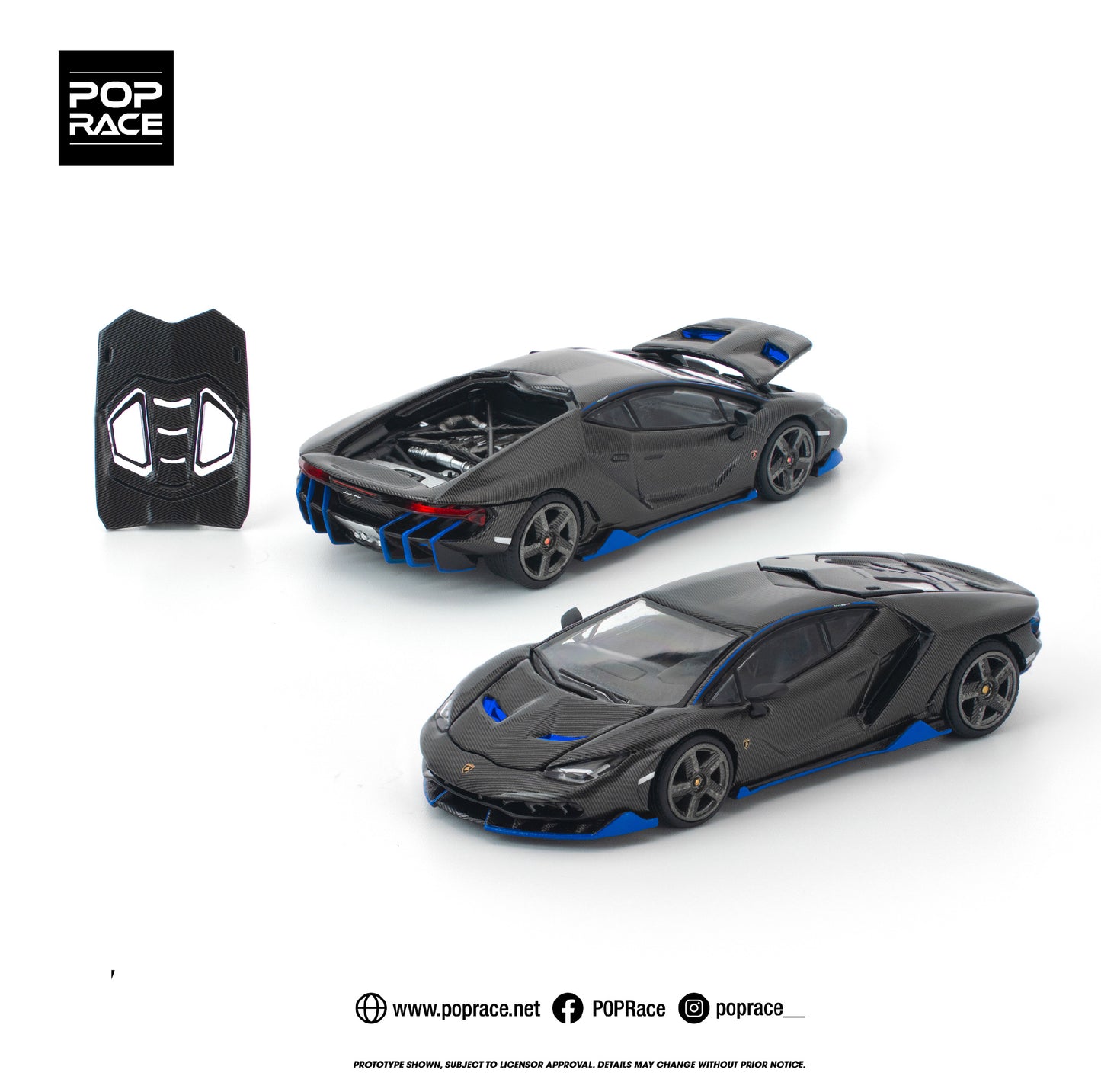 <予約商品>1/64 LAMBORGHINI CENTENARIO CARBON BLUE ※2026年9月以後入荷予定
