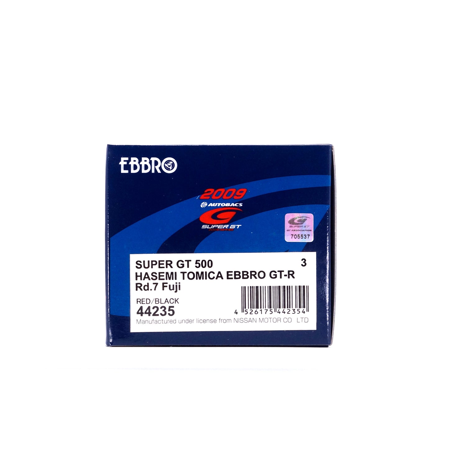 1/43 SUPER GT 500 HASEMI TOMICA EBBRO GT-R Rd.7 Fuji (RED/BLACK)