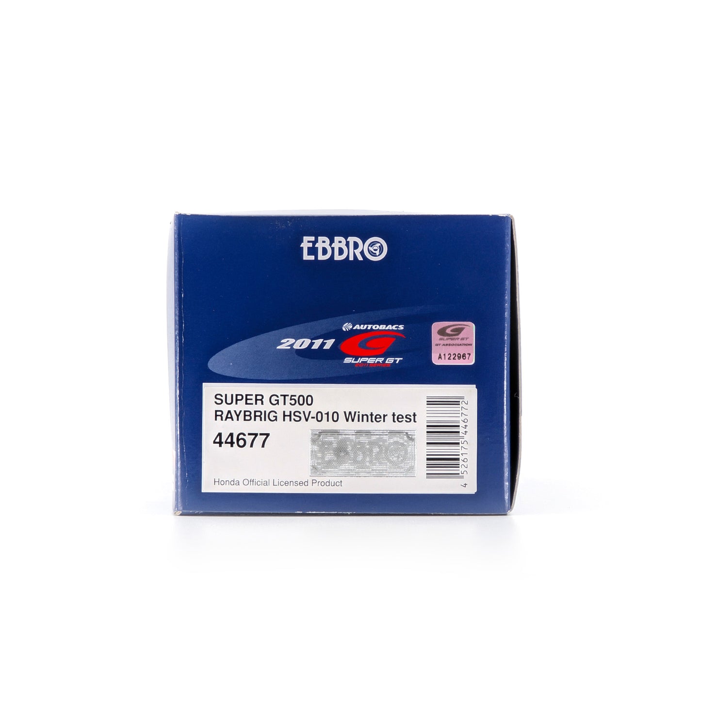 1/43 SUPER GT500 RAYBIG HSV-010 Winter test