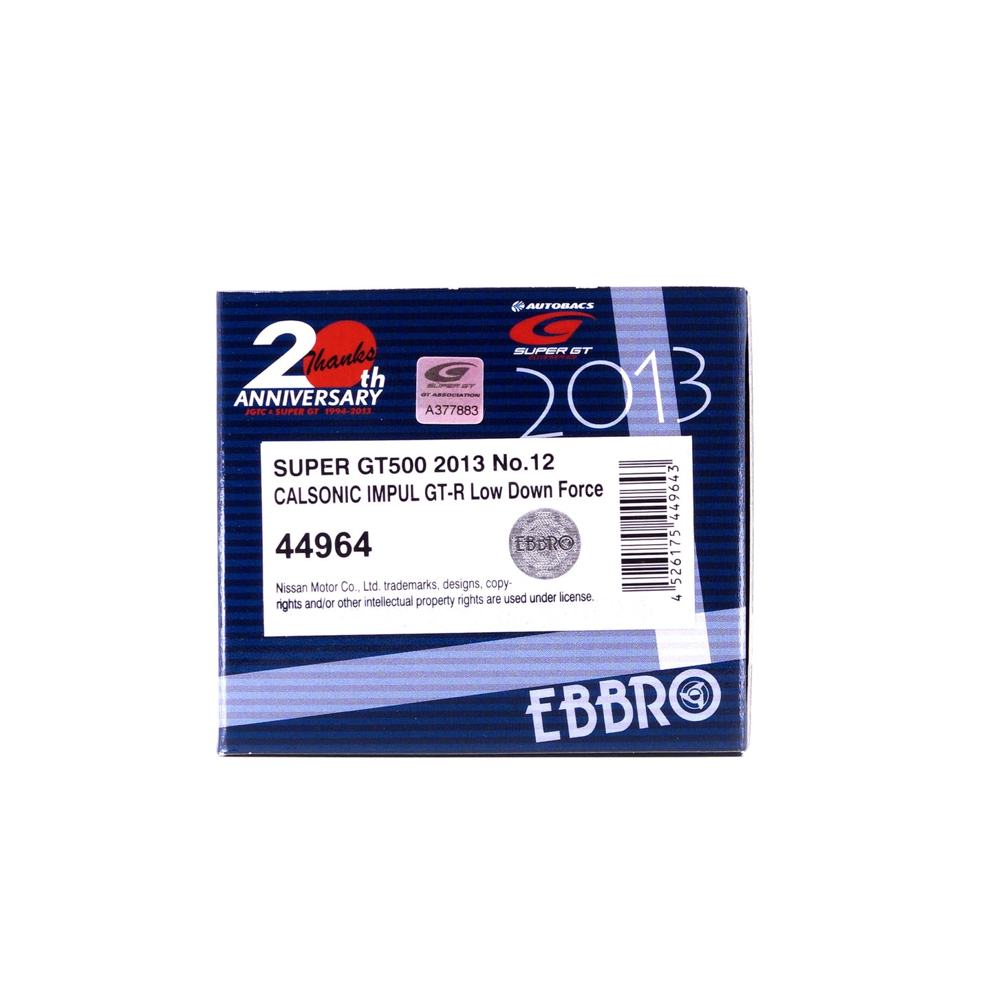 1/43 SUPER GT500 2013 No.12 CALSONIC IMPUL GT-R Low Down Force