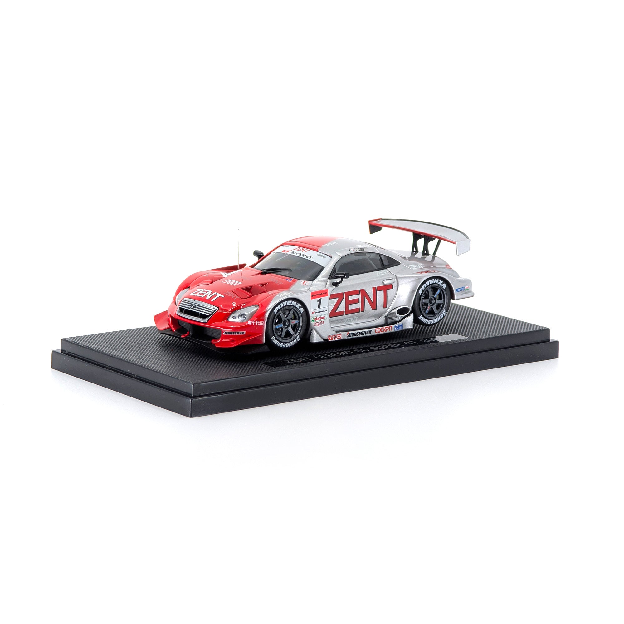 1/43 SUPER GT 500 ZENT CERUMO SC（SILVER/RED） – GRIDMODELS