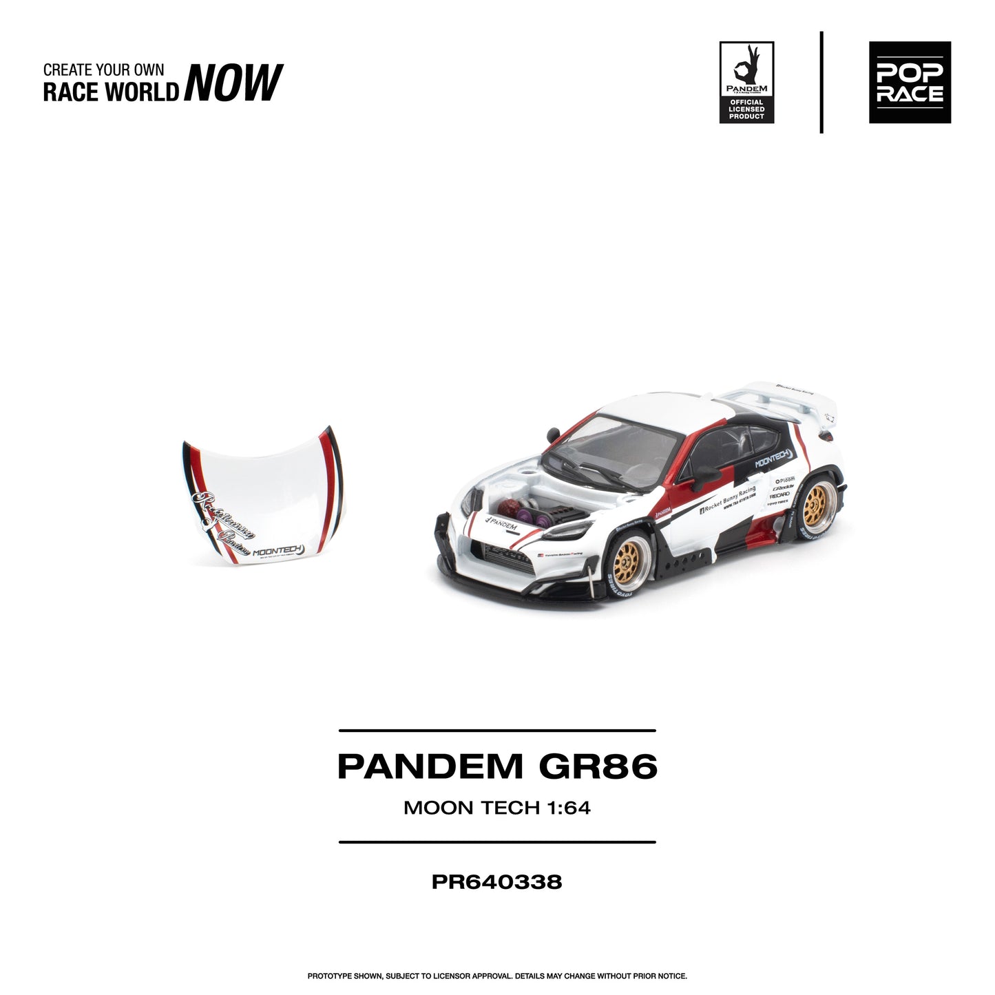<予約商品>1/64 PANDEM GR 86 MOONTECH パンデム GR86 MOONTECH ※2027年6月以後入荷予定
