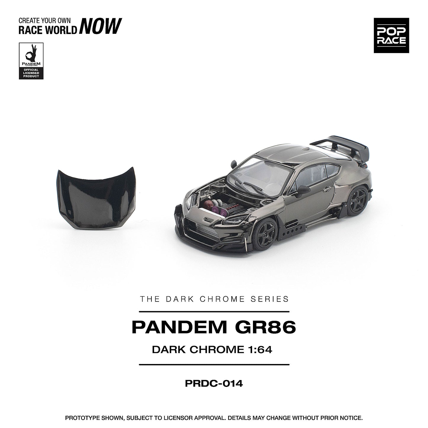 <予約商品>1/64 PANDEM GR 86 DARK CHROME ※2027年6月以後入荷予定
