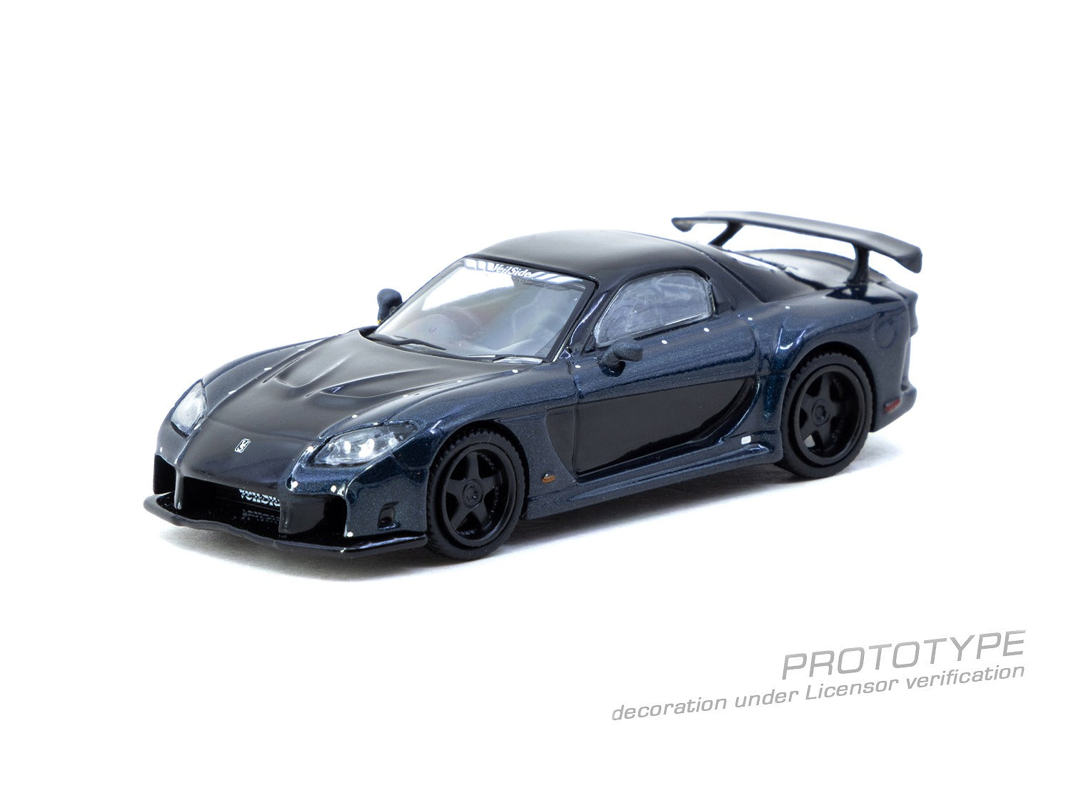 予約商品＞1/64 Mazda RX-7 VeilSide Fortune7 Dark Blue / Black