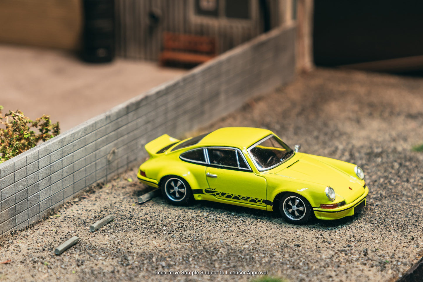 <予約商品>1/64 Porsche 911 Carrera RS 2.7 Lightweight Yellow ※2026年8月以後入荷予定