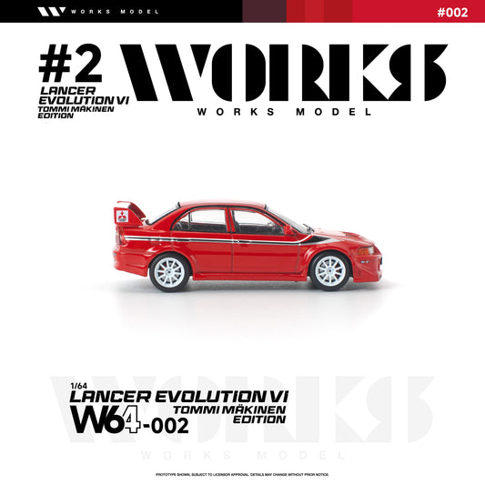 <予約商品>1/64 MITSUBISHI LANCER EVOLUTION VI TOMMI MAKINEN RED ※2026年9月以後入荷予定