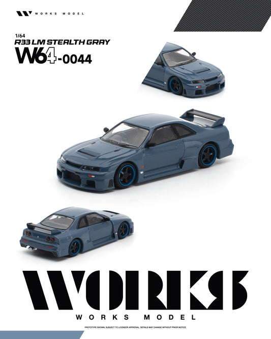 <予約商品>1/64 R33 LM STEALTH GRAY R33 LM ステルスグレー ※2027年9月以後入荷予定