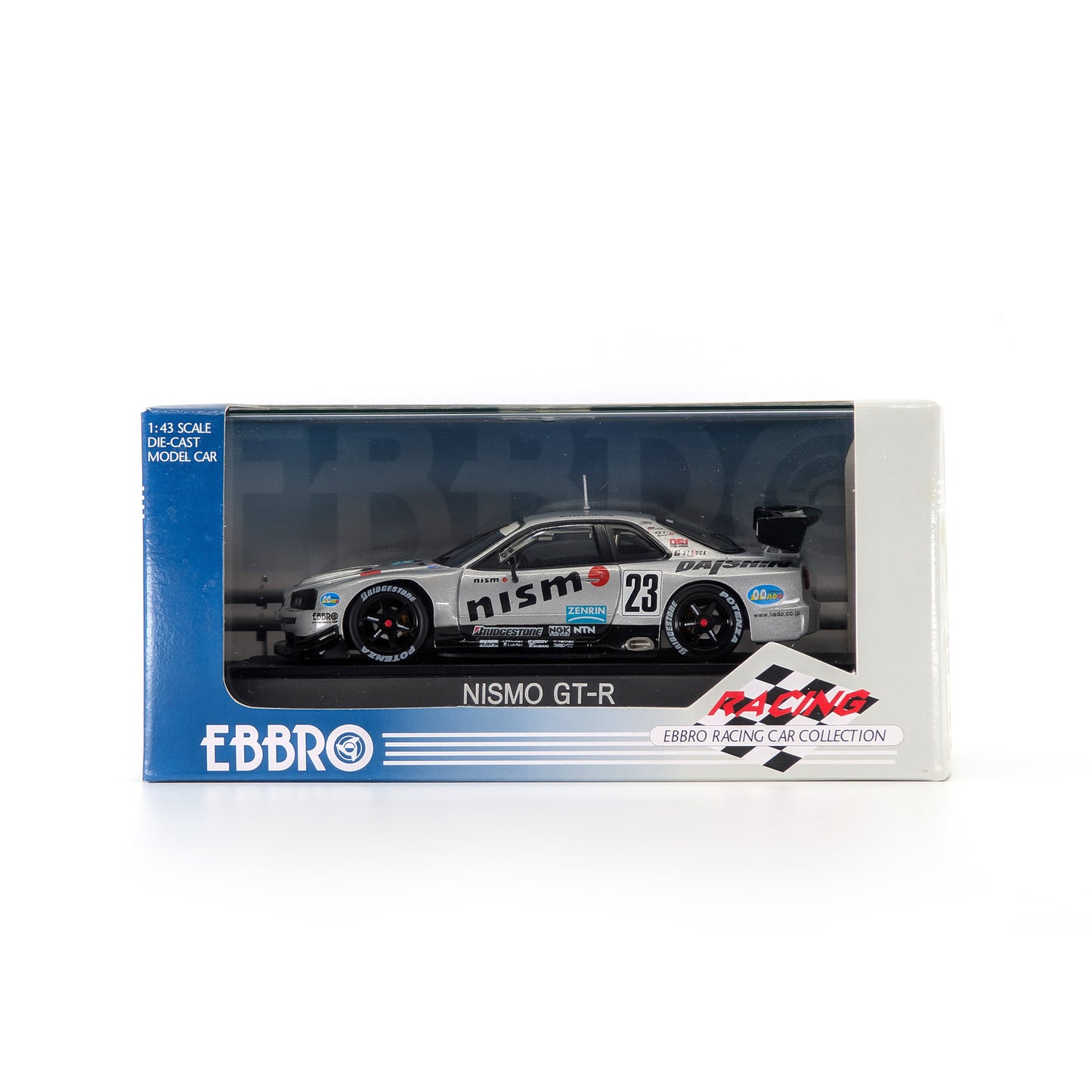 1/43 NISMO GT-R SUZUKI 1000KM（SILVER/BLACK）