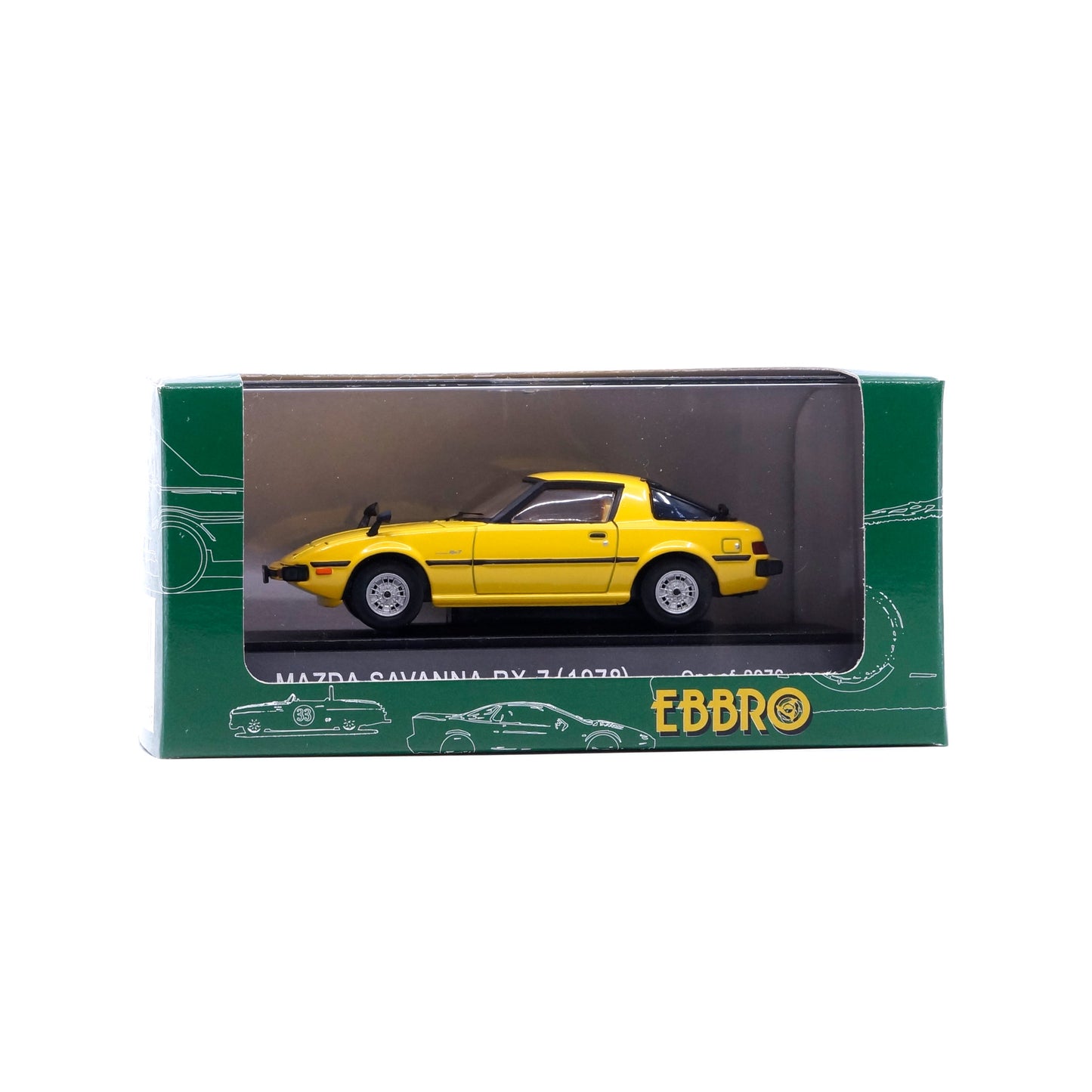 1/43 MAZDA SAVANNA RX-7 (YELLOW)