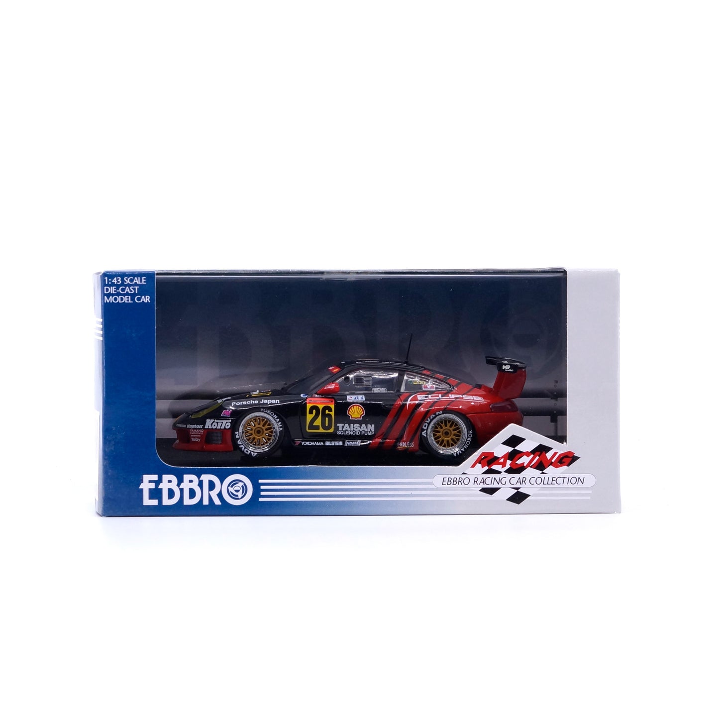 1/43 TAISAN PORSCHE 911 GT3R JGTC (BLACK)