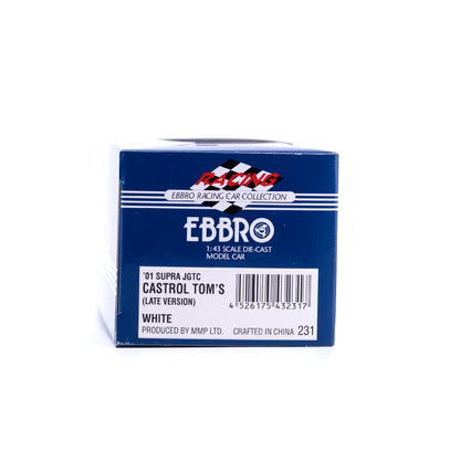 1/43 '01 SUPRA JGTC CASTROL TOM'S (LATE VERSION) (WHITE)