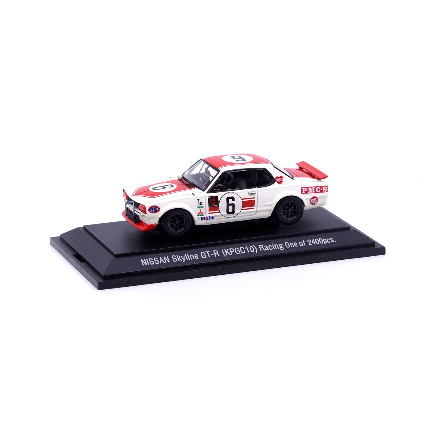 1/43 NISSAN SKYLINE GTR KPGC 10 RACING (WHITE / RED)
