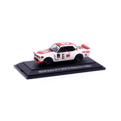 1/43 NISSAN SKYLINE GTR KPGC 10 RACING (WHITE / RED)