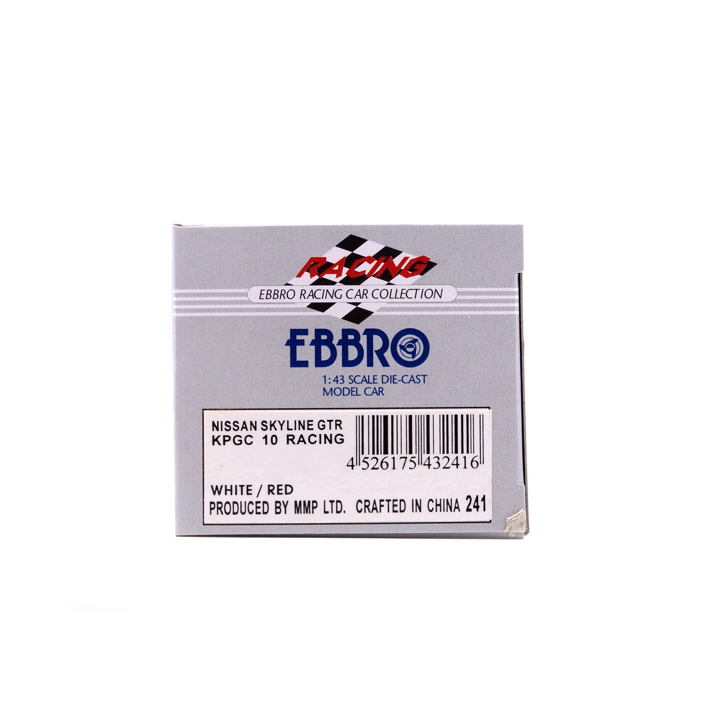 1/43 NISSAN SKYLINE GTR KPGC 10 RACING (WHITE / RED)