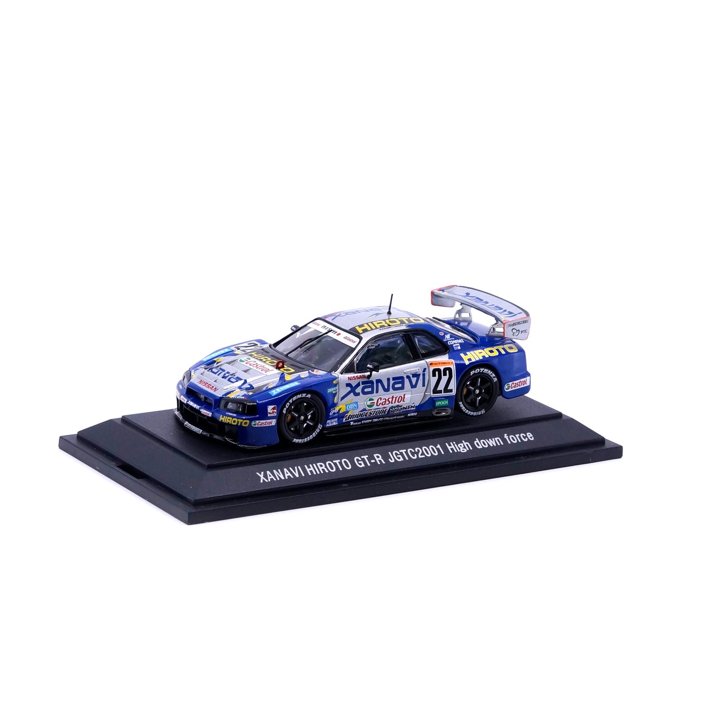1/43 JGTC 2001 XANAVI HIROTO GT-R HIGH DOWN FORCE (SILVER)