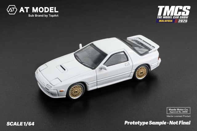 ＜予約商品＞1/64 マツダ RX7 FC3S infini ホワイト / Gold Wheel ※2026年7月中旬入荷予定