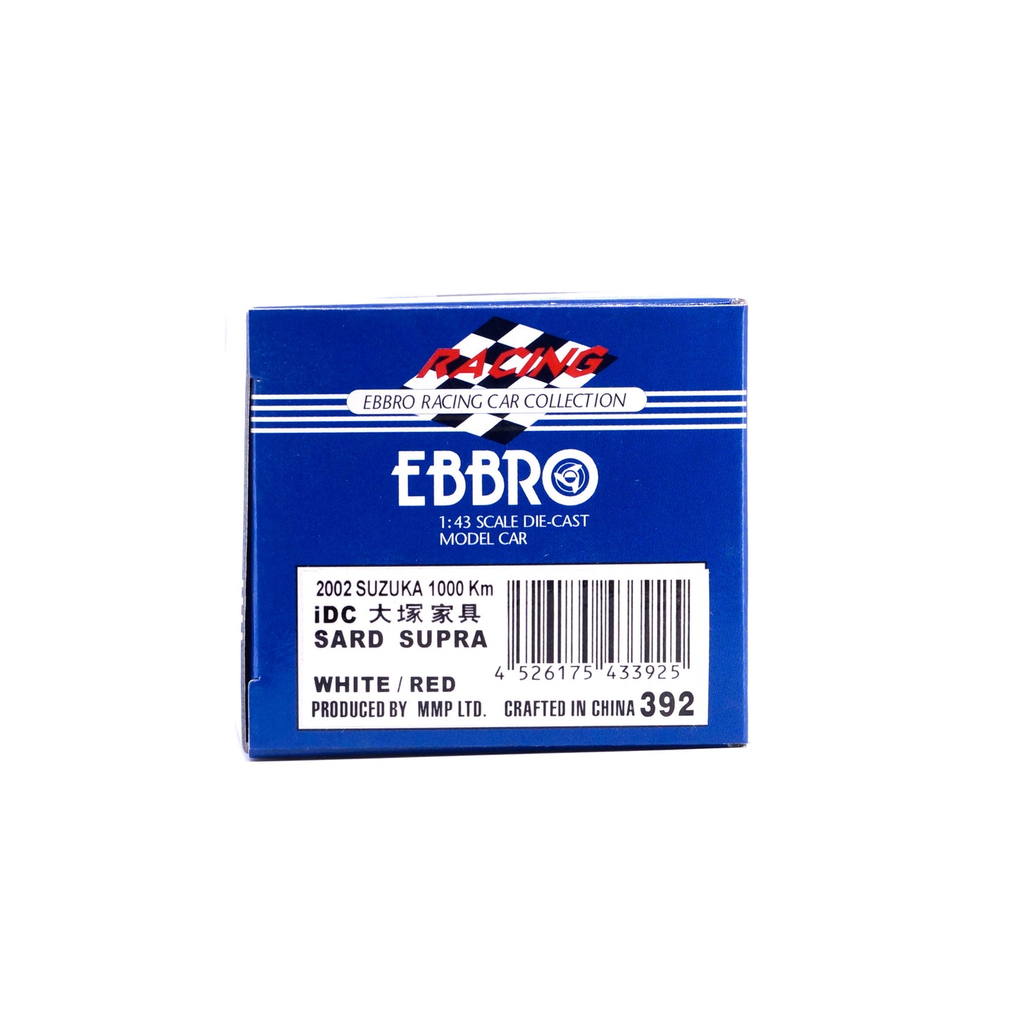 1/43 2002 SUZUKA 1000 Km iDC 大塚家具 SARD SUPRA (WHITE / RED)