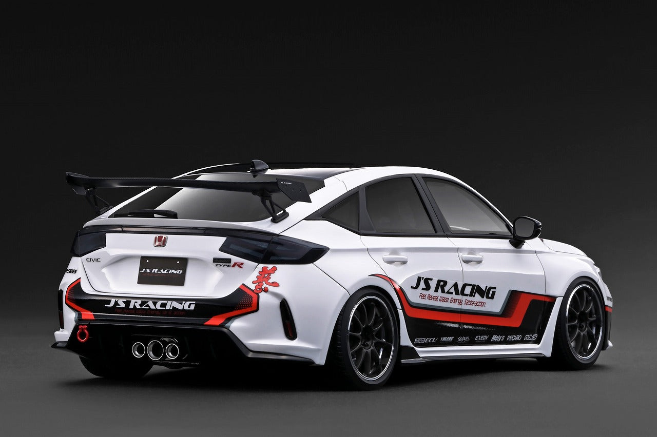 ＜予約商品＞ 1/18 Honda Civic Type-R J'S Racing (FL5) White    ※2027年1月以後入荷予定