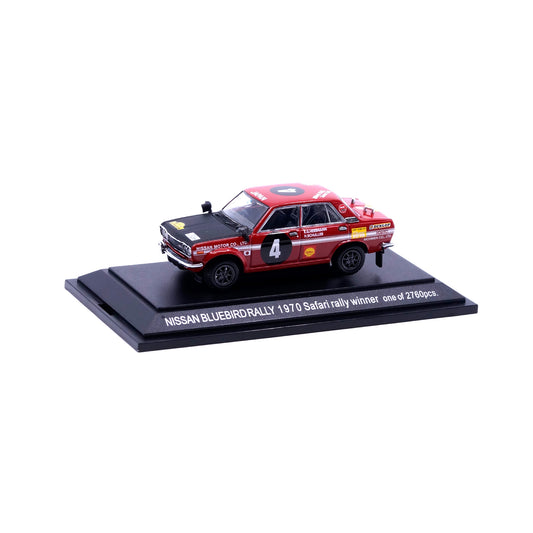 1/43 NISSAN BLUEBIRD 1970 SAFARI RALLY WINNER (RED)