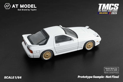 ＜予約商品＞1/64 マツダ RX7 FC3S infini ホワイト / Gold Wheel ※2026年7月中旬入荷予定