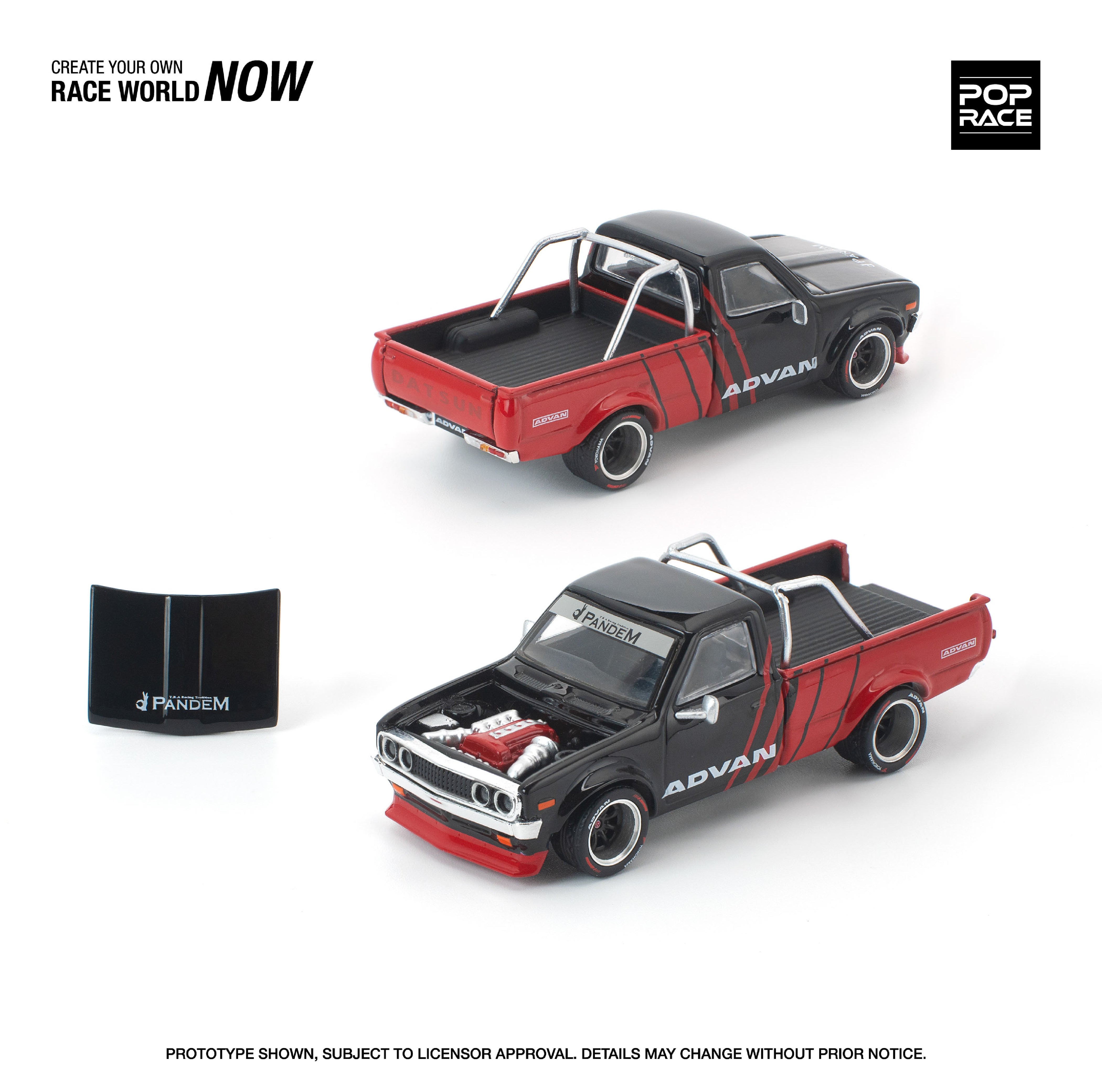 予約商品＞1/64 PANDEM DATSUN 620 ADVAN ※2026年9月以後入荷予定