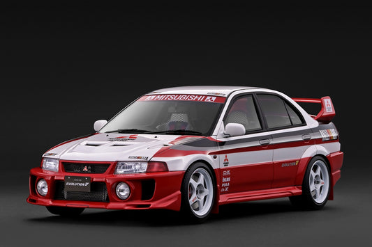 ＜予約商品＞1/18 Mitsubishi LANCER EVOLUTION V (CP9A) White/Red ※2027年2月以後入荷予定