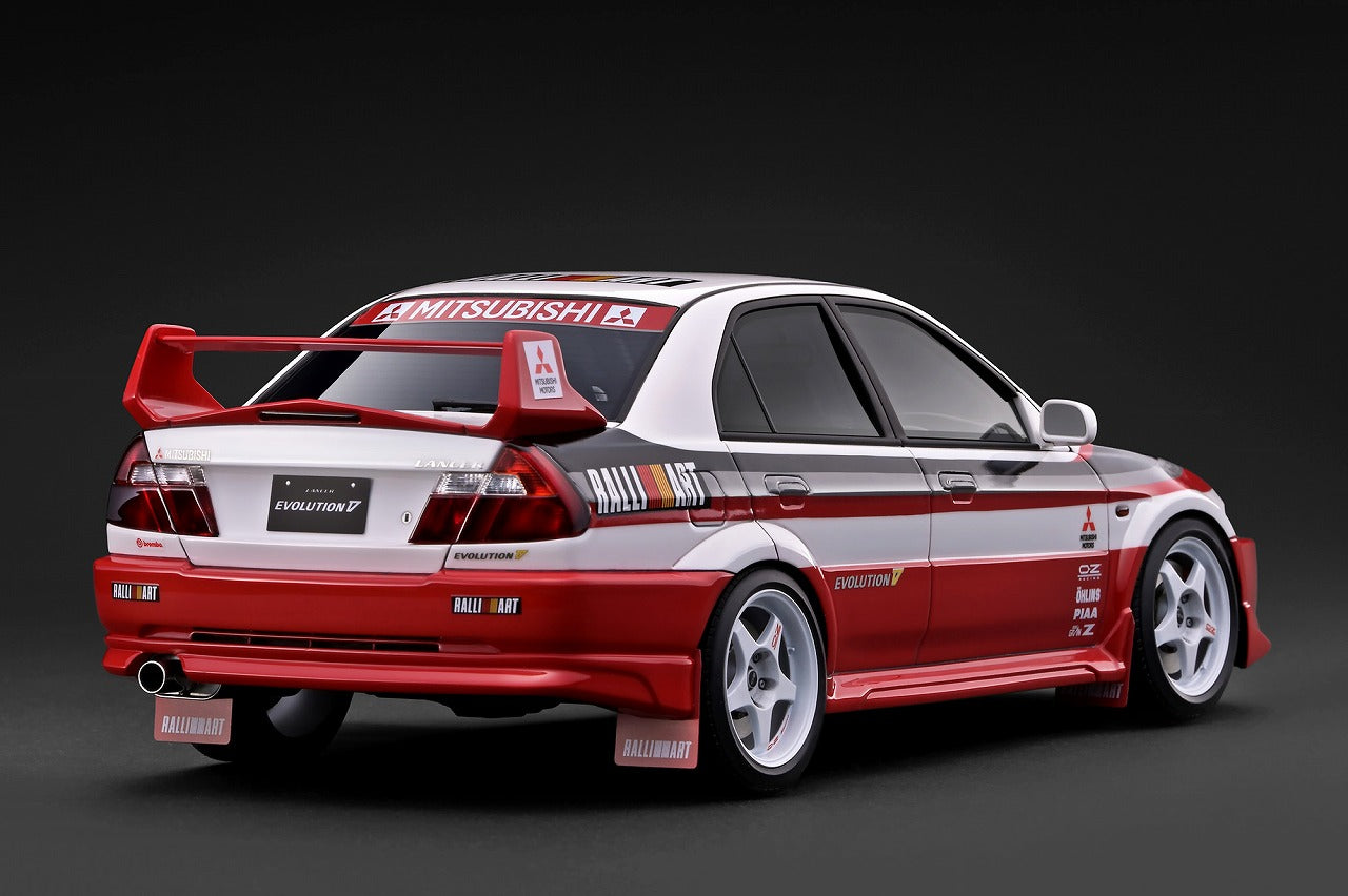 ＜予約商品＞1/18 Mitsubishi LANCER EVOLUTION V (CP9A) White/Red ※2027年2月以後入荷予定