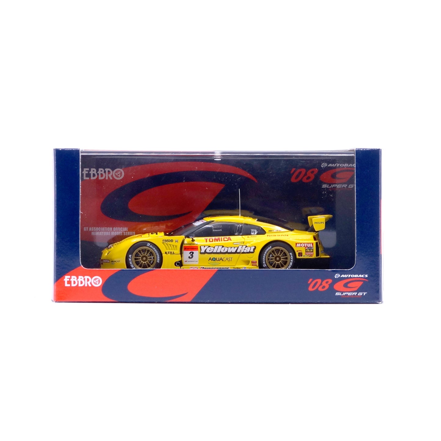 1/43 SUPER GT 500 YELLOW HAT YMS TOMICA GT-R Fuji (YELLOW)