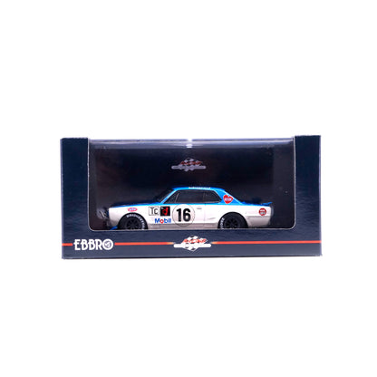1/43 NISSAN SKYLINE GT-R KPGC10 RACING 1972 #16 (BLUE/WHITE)