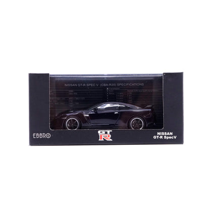 1/43 NISSAN GT-R SpecV 2009 (ULTIMATE OPAL BLACK)