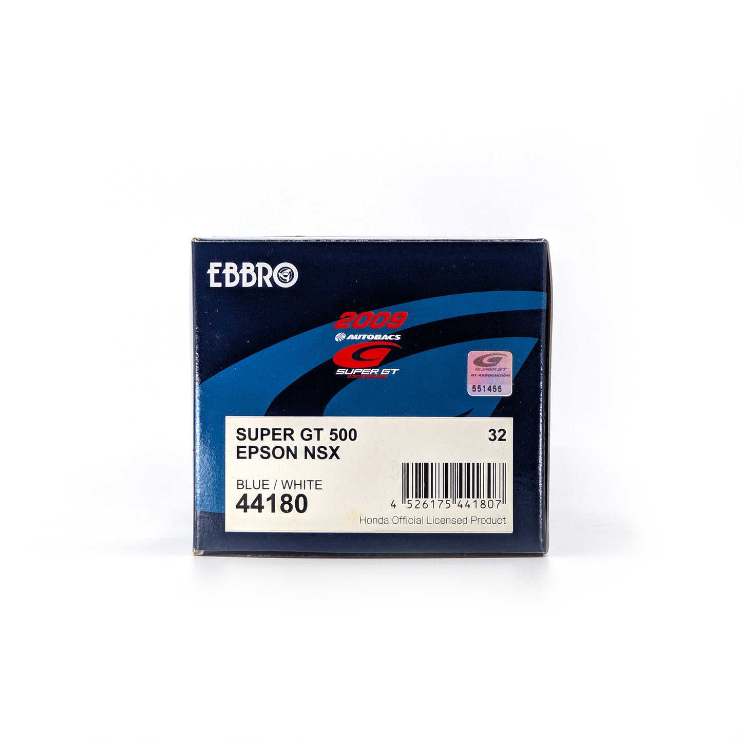 1/43 SUPER GT 500 EPSON NSX（BLUE/WHITE）