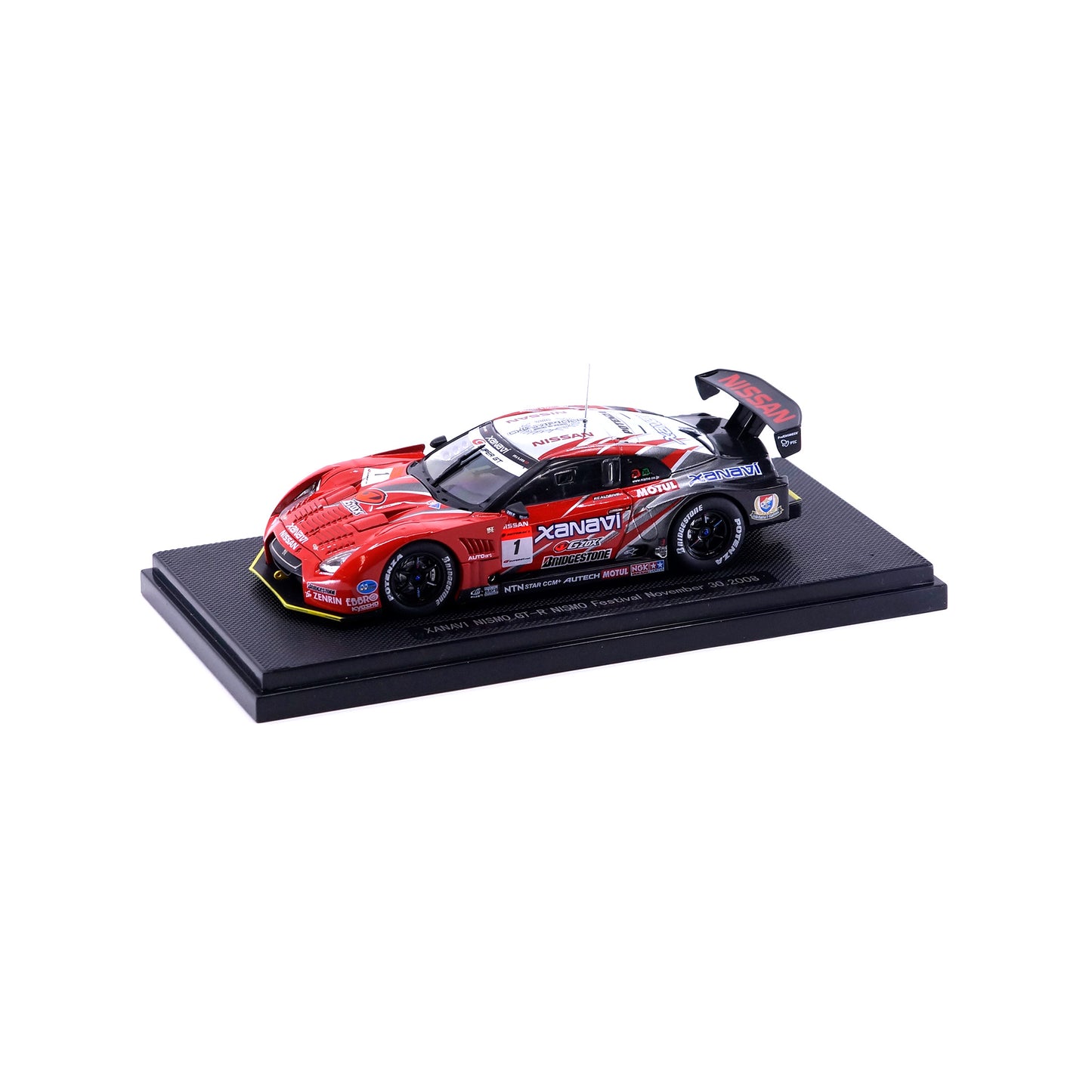 1/43 SUPER GT 500 XANAVI NISMO GT-R 2008 NISMO FESTIVAL (RED / SILVER)