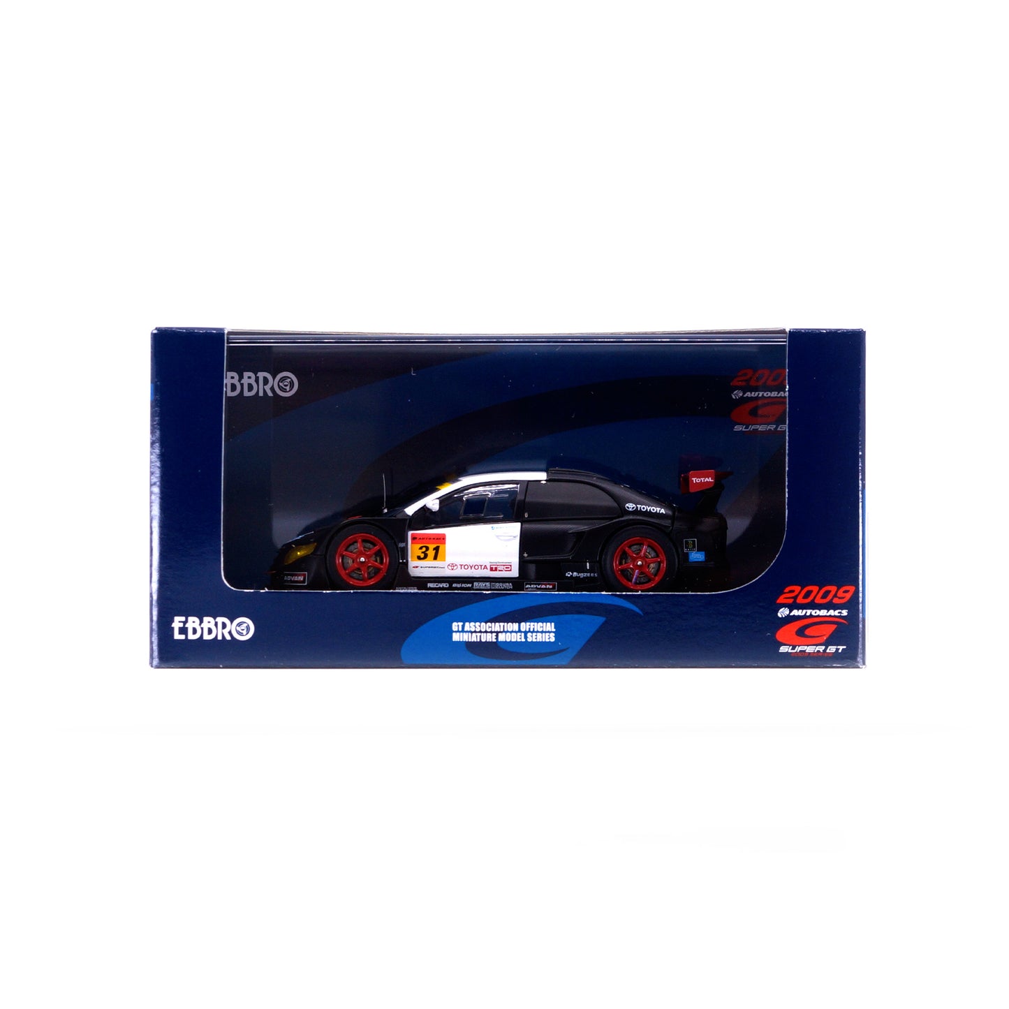 1/43 SUPER GT 300 apr COROLLA Axio Okayama Test (BLACK/WHITE)