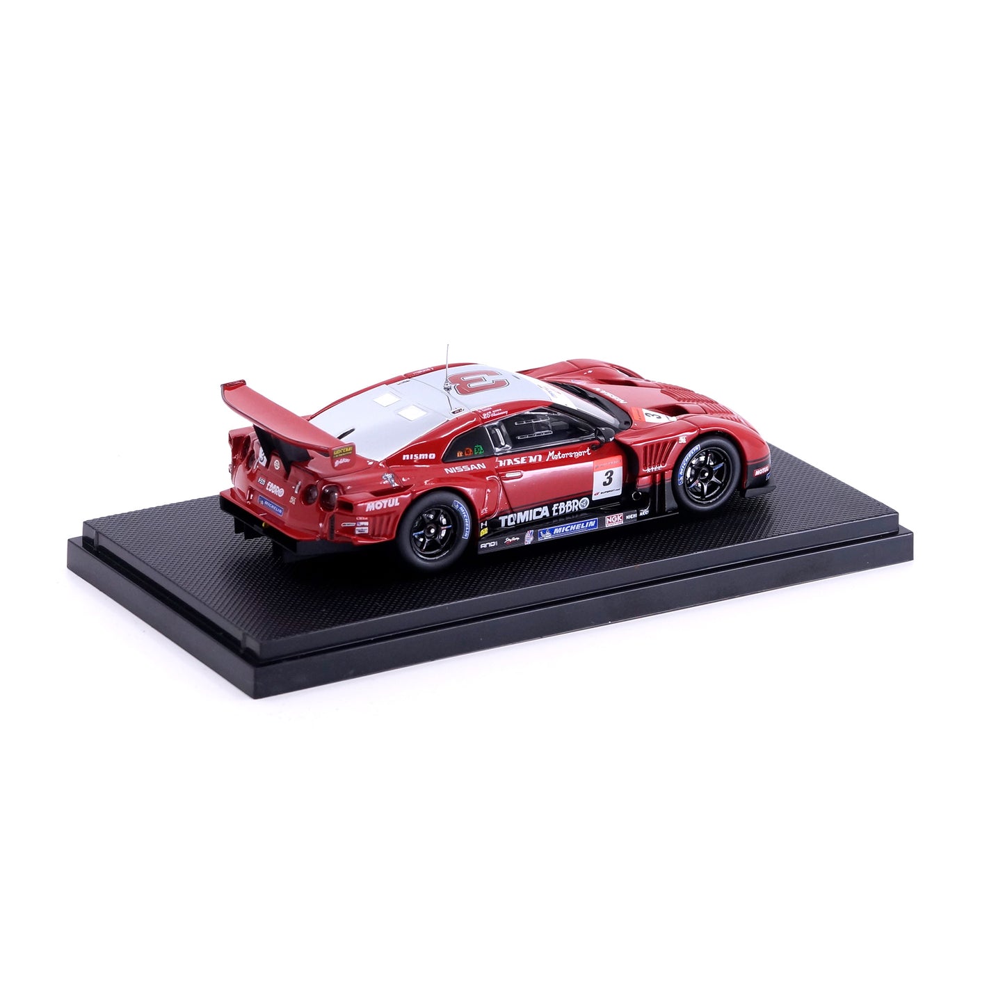 1/43 SUPER GT 500 HASEMI TOMICA EBBRO GT-R Rd.7 Fuji (RED/BLACK)