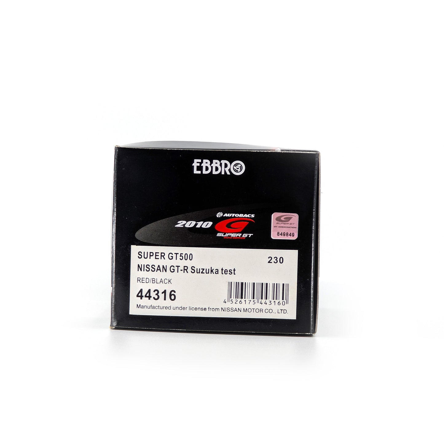 1/43 SUPER GT500 NISSAN GT-R Suzuka test（RED/BLACK）