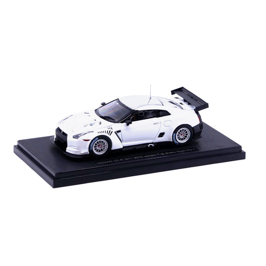 1/43 NISSAN GT-R GT1 2010 ver. Fuji shake down No.1 (WHITE)
