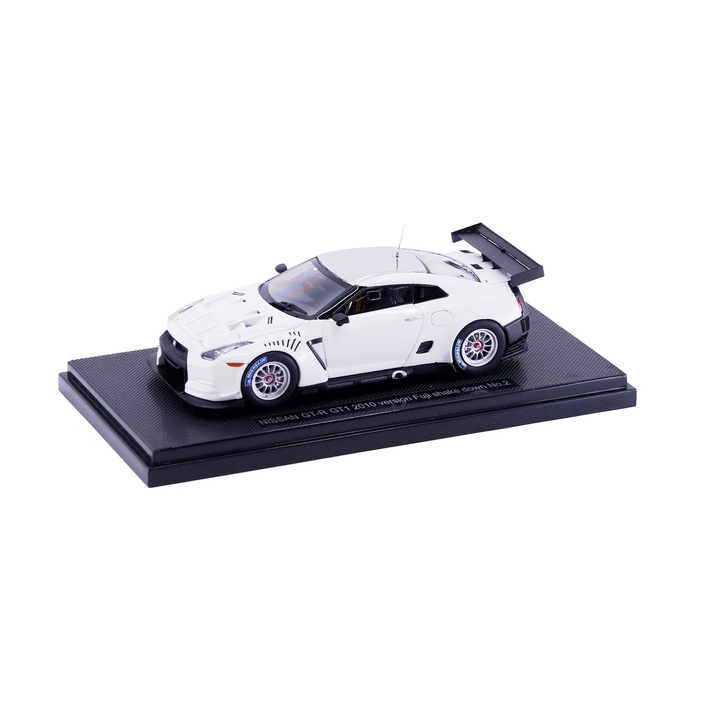1/43 NISSAN GT-R GT1 2010 ver. Fuji shake down No.2 (WHITE)