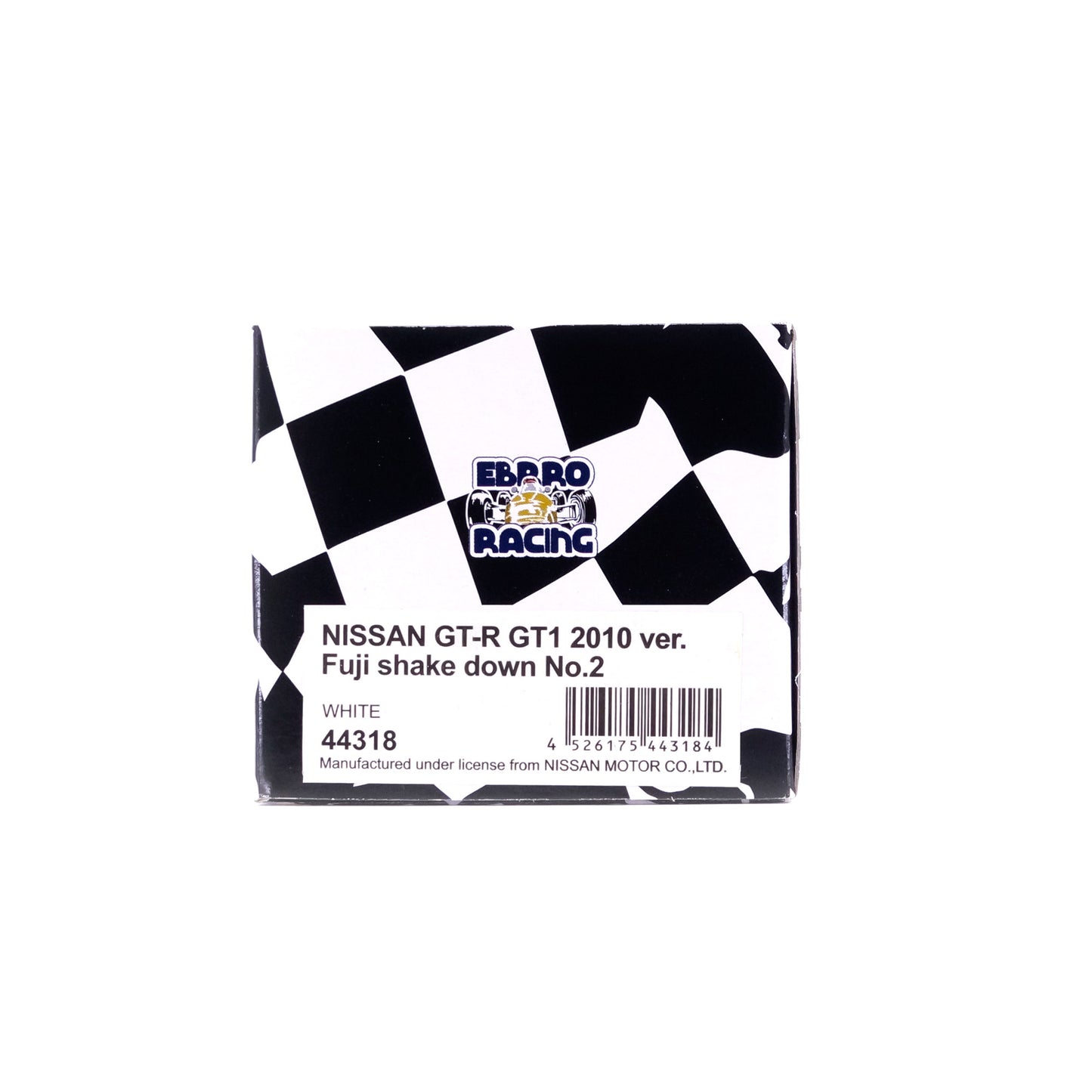 1/43 NISSAN GT-R GT1 2010 ver. Fuji shake down No.2 (WHITE)