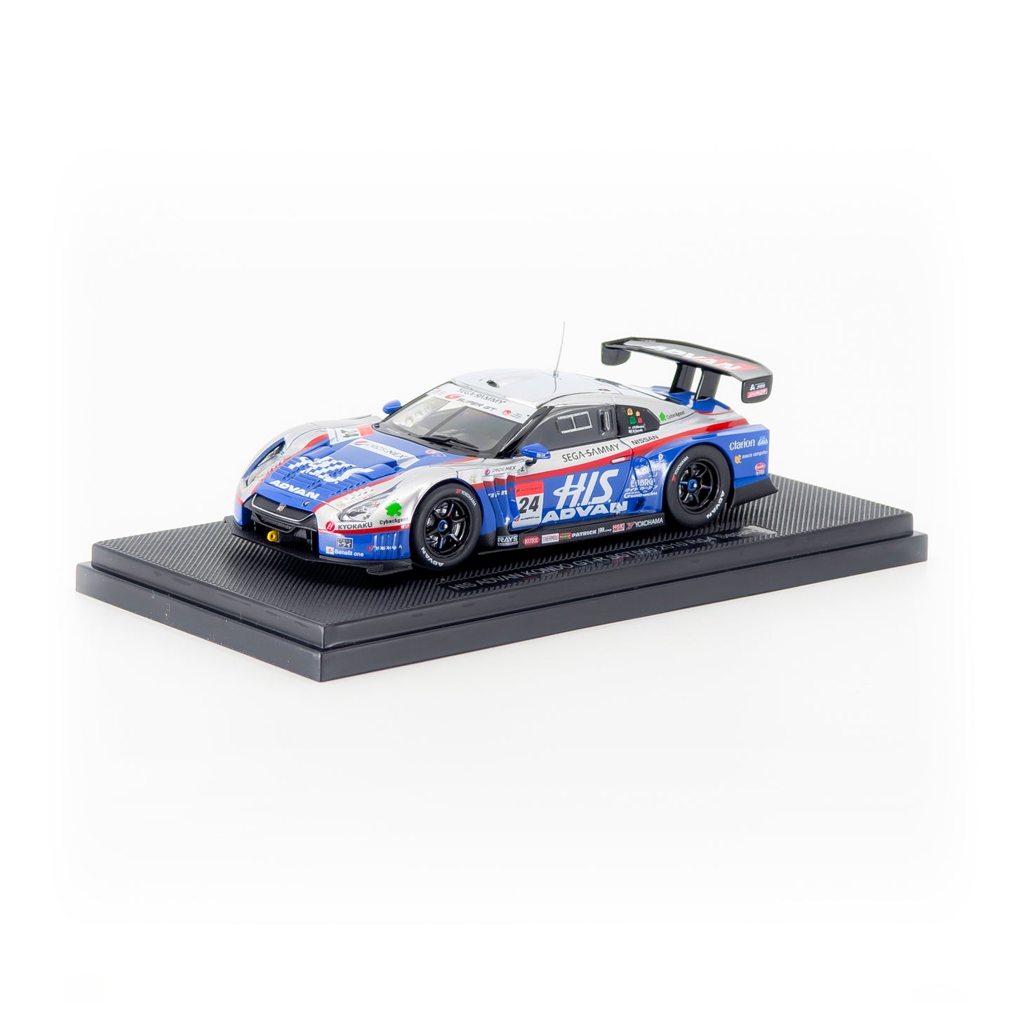 1/43 SUPER GT500 HIS ADVAN KONDO GT-R Rd.4 Sepnag（Light Blue）