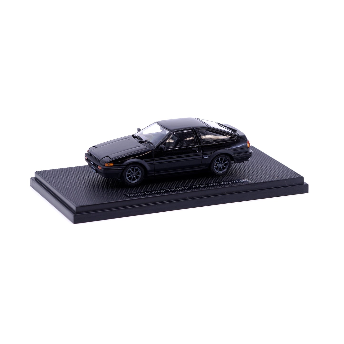 1/43 Toyota Sprinter TRUENO AE86 with alloy wheel (BLACK)