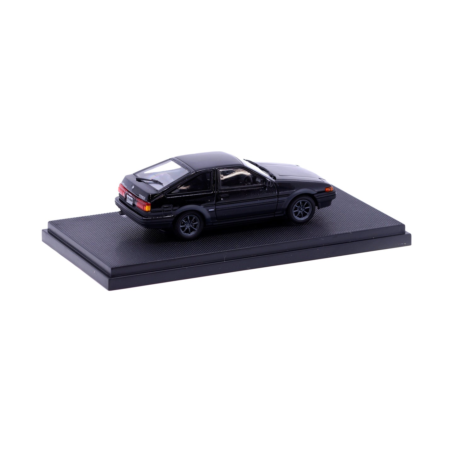 1/43 Toyota Sprinter TRUENO AE86 with alloy wheel (BLACK)