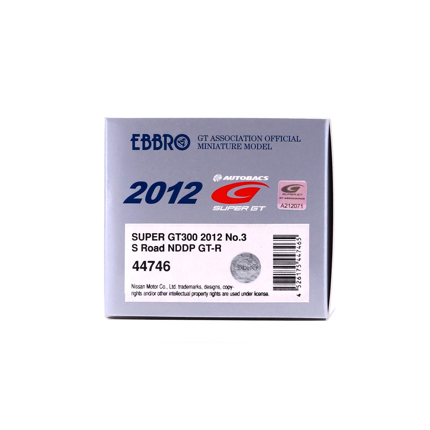 1/43 SUPER GT300 2012 No.3 S Road NDDP GT-R