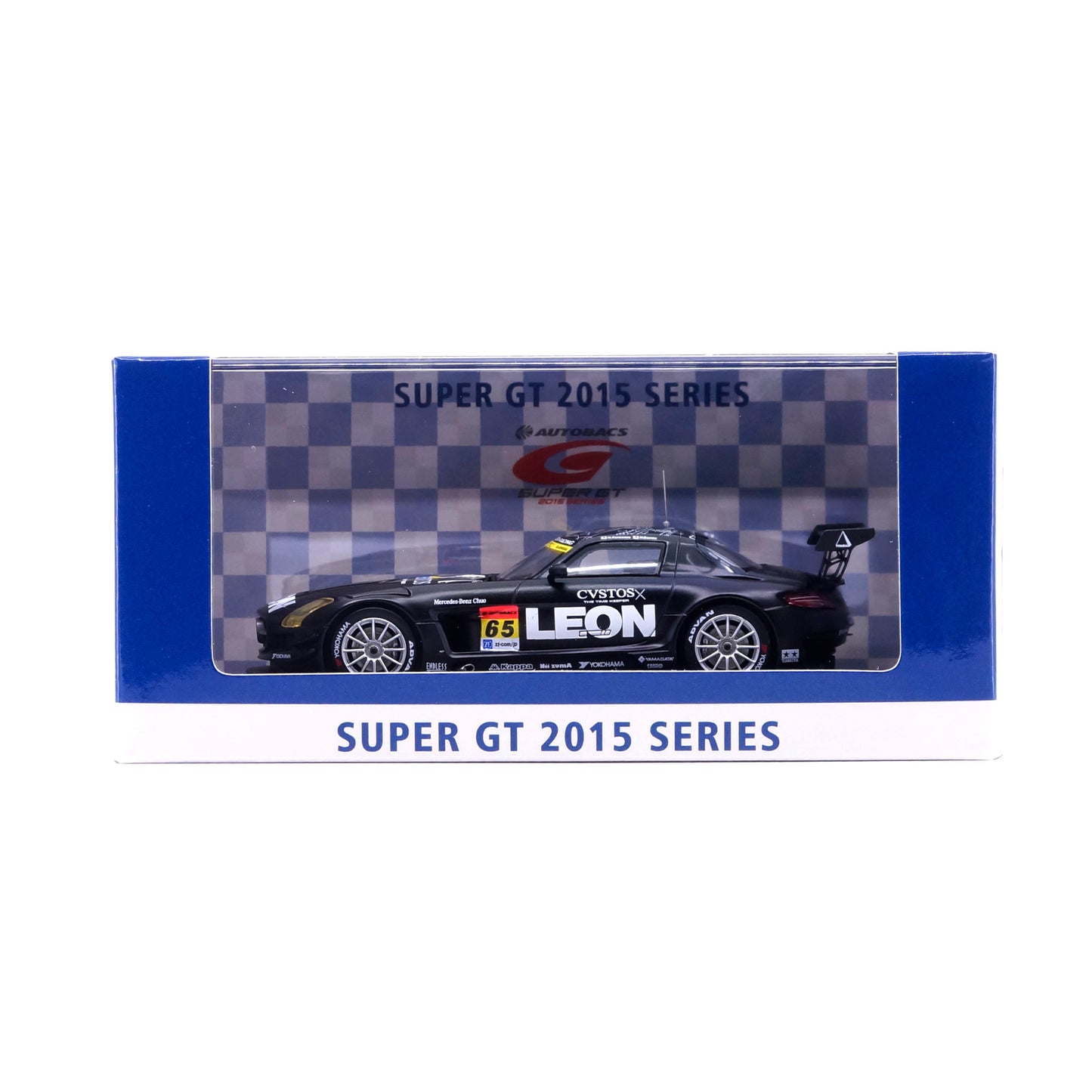 1/43 SUPER GT300 2015 No.65 LEON SLS Rd.1 Okayama