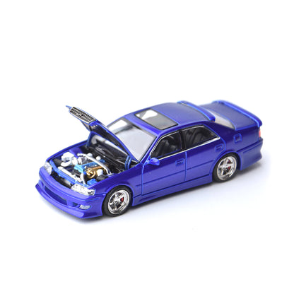 ＜予約商品＞1/64 Toyota Chaser JZX100 Custom Version Royal Blue ※2026年6月以後入荷予定