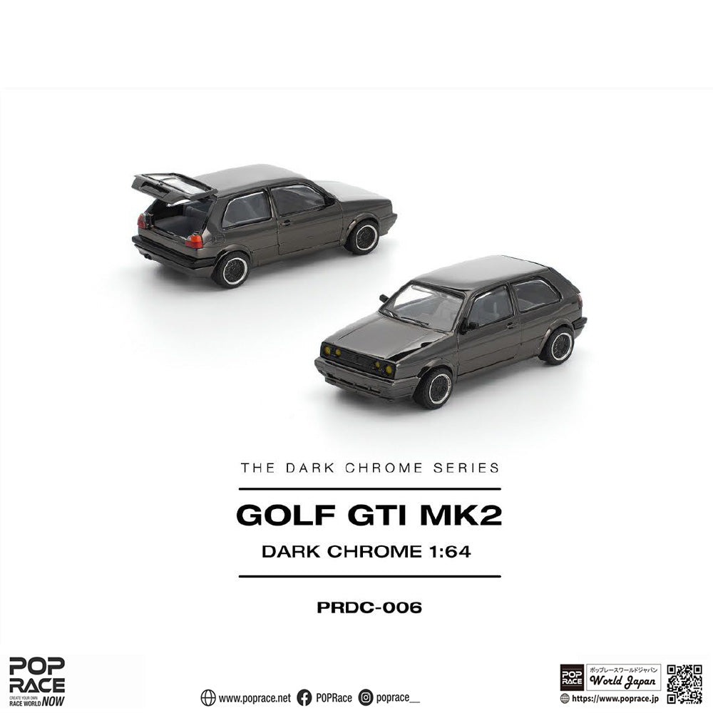 ＜予約商品＞ 1/64 GOLF GTI MK2 DARK CHROME　※2026年4月-6月入荷予定