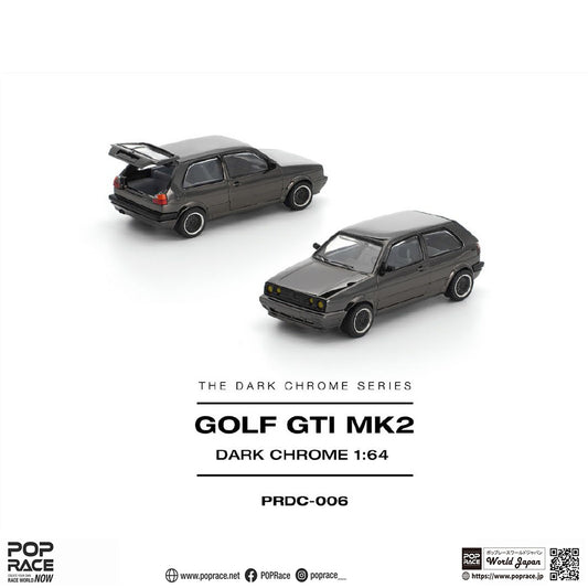 ＜予約商品＞ 1/64 GOLF GTI MK2 DARK CHROME　※2026年4月-6月入荷予定