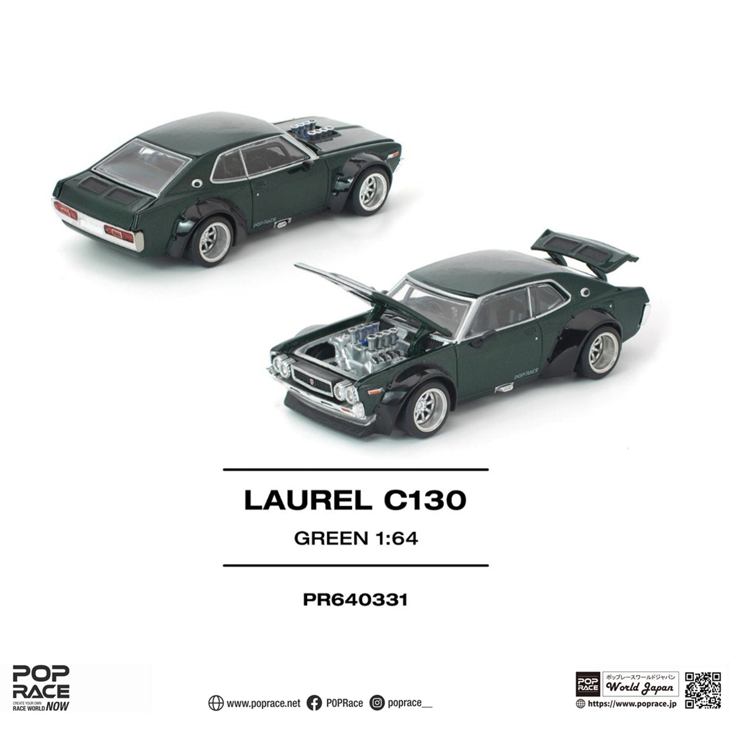 ＜予約商品＞1/64 LAUREL C130 GREEN  ※2026年4月-6月入荷予定