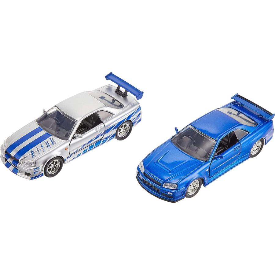 ＜予約商品＞1/32 ワイルド・スピード BRIAN'S NISSAN SKYLINE GTR R34 SILVER & BLUE ※2026年9月以後入荷予定